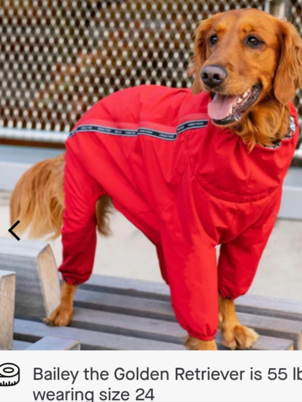 Canada Pooch Red Full Body Snow Suit NWT